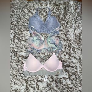 Bundle of Three VS Pink Bralettes
